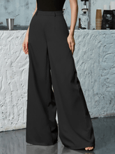 Pocket Side Wide Leg Pants - Shah S. Sahota